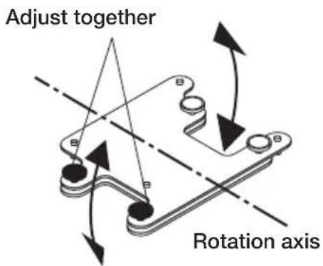 NEC U300X - Adjust the tilt. - 2