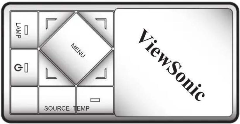 VIEWSONIC PLEDW500 - Utiliser le panneau de contrôle - 1