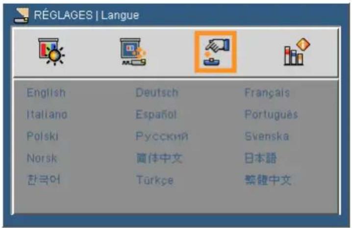 VIEWSONIC PLEDW500 - Langue - 1