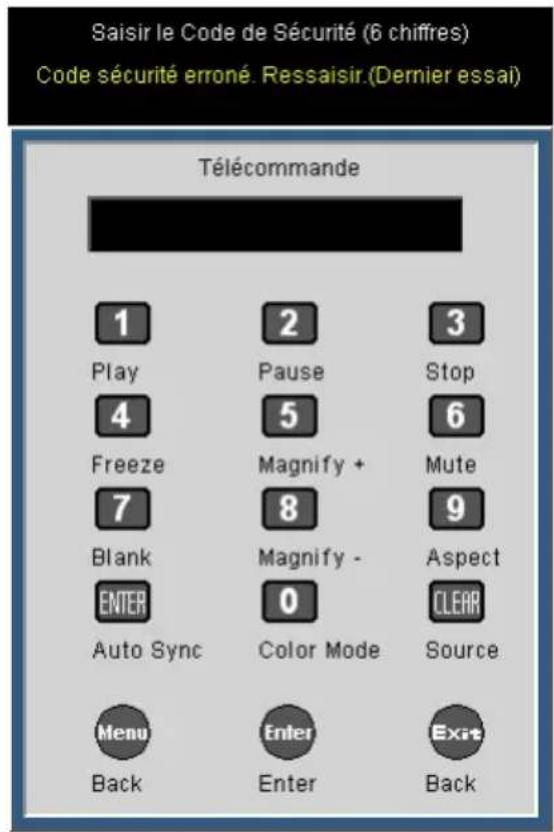 VIEWSONIC PLEDW500 - Changer mot passe - 1