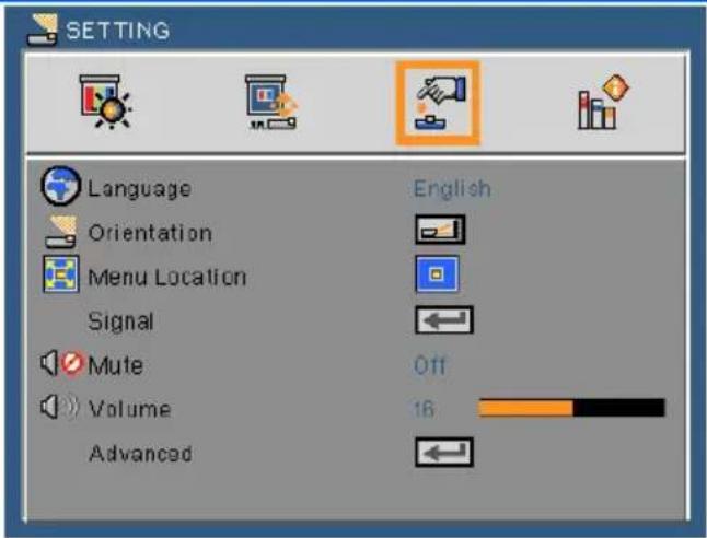 NEC U310W + NP01SK3D - SETTING - 1