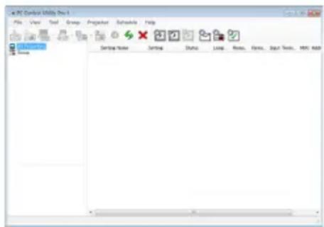 NEC U310W + NP01SK3D - Controlling the Projector over a LAN (PC Control Utility Pro 4) - 2