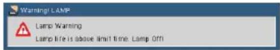 NEC U310W + NP01SK3D - Warning Indicator - 3