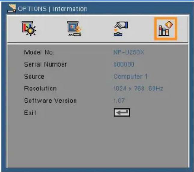 NEC U310W + NP01SK3D - OPTIONS | Information - 1