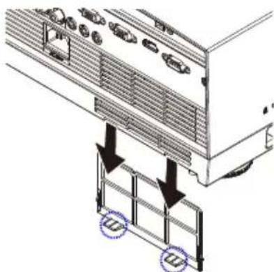 NEC U310W + NP01SK3D - Replacing Procedure: - 1