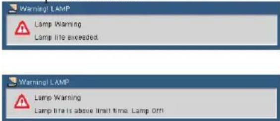 NEC U310W + NP01SK3D - Problem: Message Reminders - 2