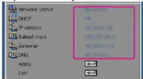 NEC U310W + NP01SK3D - How to use web browser to control your projector - 1