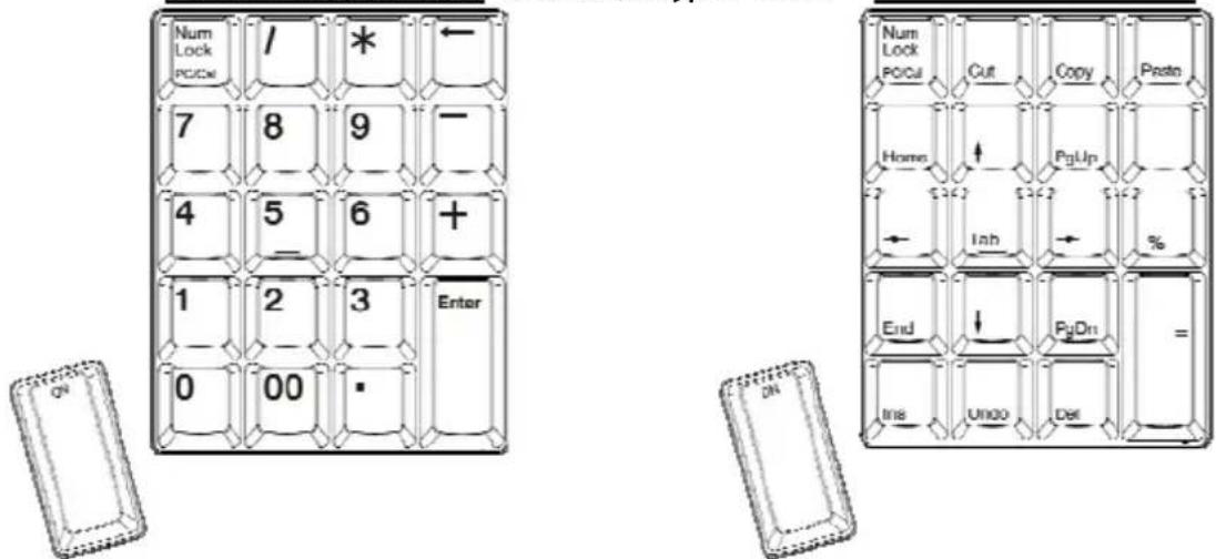 CONCEPTRONIC Thumb Keypad - User modes and layouts - 2