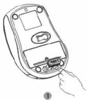 Approx APPKBWS01 - Inserimento ricevitore nel mouse - 1