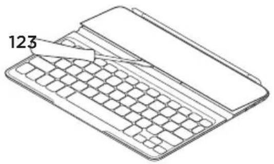 LOGITECH Keyboard Case Ultrathin - Battery disposal at product end of life - 1