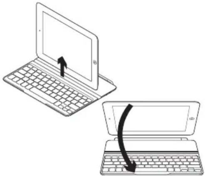 LOGITECH Keyboard Case Ultrathin - Storing the iPad for travel - 1