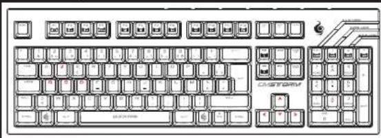 COOLER MASTER CM Storm QuickFire Pro - Rogdnto 10x doe enlation - 10