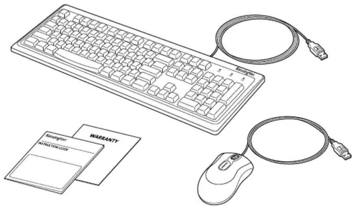 KENSINGTON K72436AM - Wired Keyboard Desktop Set - 2