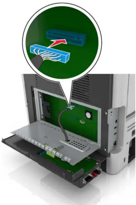 LEXMARK MS610de - Installation d'un port Internal Solutions Port - 15