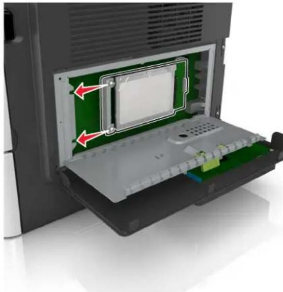 LEXMARK MS610de - Installation d'un disque dur sur l'imprimante - 3
