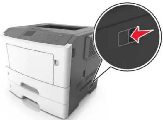 LEXMARK MS610de - Avant de déplacer l'imprimante - 1
