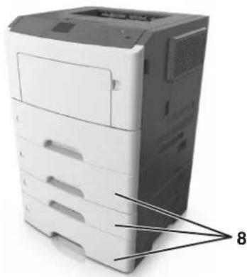 LEXMARK MS610de - Modèle d'imprimante MS510dn - 3