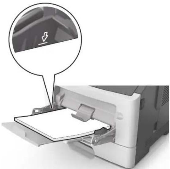 LEXMARK MS610de - Alimentation du chargeur multifonction - 8
