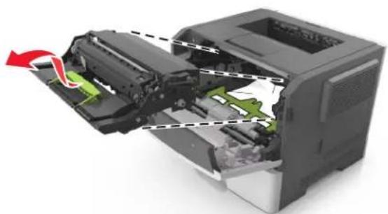 LEXMARK MS610dte - [x]-bourrage papier, ouvre la porte avant. [20y.xx] - 4