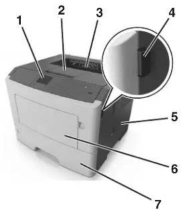 LEXMARK MS610dte - Modèle d'imprimante MS510dn - 2
