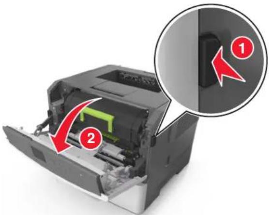 LEXMARK MS610dte - [x]-bourrage papier, ouvre la porte arrière. [20y.xx] - 1
