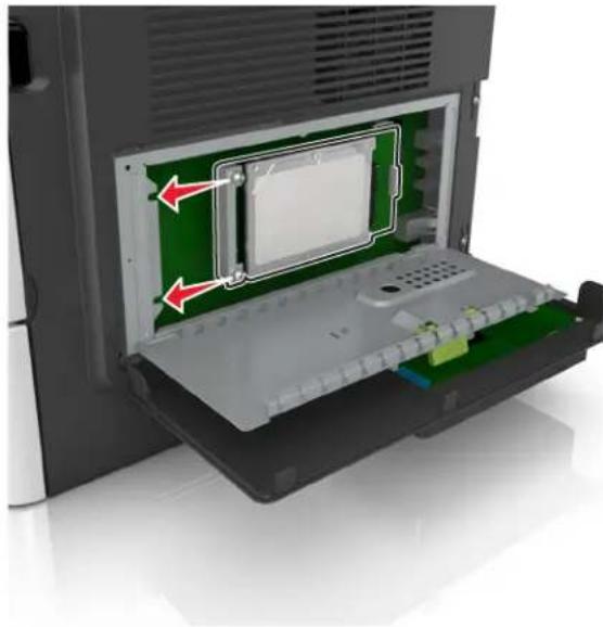 LEXMARK MS610dte - Installation d'un disque dur sur l'imprimante - 3