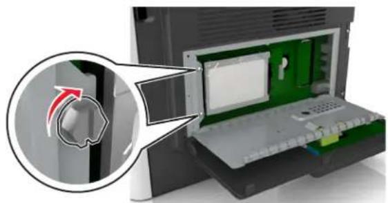 LEXMARK MS610dte - Installation d'un disque dur sur l'imprimante - 4