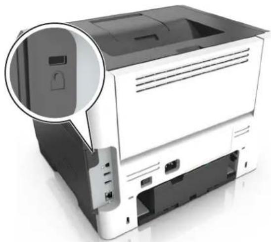 LEXMARK MS610dte - Utilisation de la fonction de verrouillage - 1