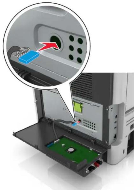 LEXMARK MS610dte - Installation d'un port Internal Solutions Port - 13