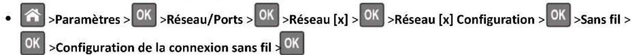 LEXMARK MS610dte - Connexion de l'imprimante à l'aide de l'Assistant de configuration sans fil - 2