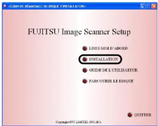 FUJITSU fi60F - ■Installation du pilote TWAIN. - 4