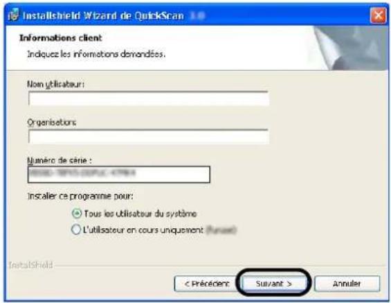 FUJITSU fi60F - ■Installation de QuickScan Pro™ - 3