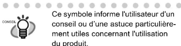 FUJITSU fi60F - Principaux symboles - 3