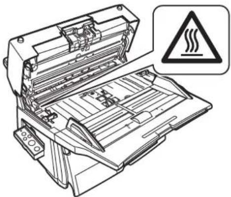 FUJITSU fi6750S - Vignette d'avertissement - 1