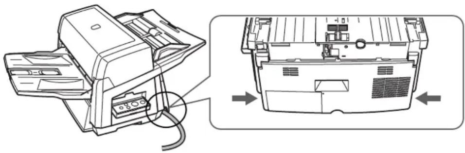 FUJITSU fi6750S - 5Fermer le cache-câble (Type AAD). - 1