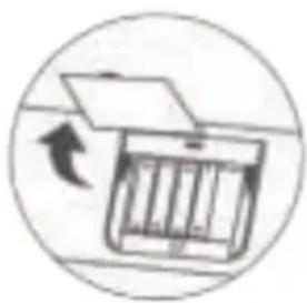 DOMO DO9104W - BATTERIJEN PLAATSEN - 1