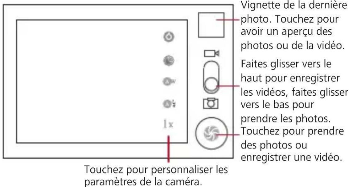 HUAWEI Ideos X5 - Interface de capture - 1