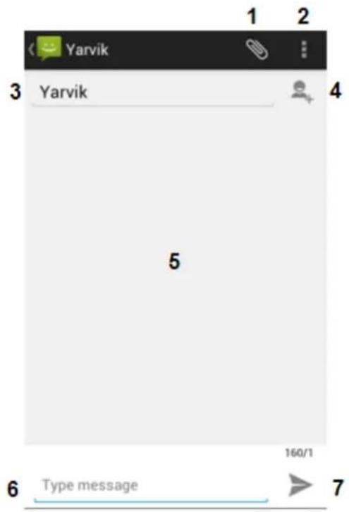Yarvik Ingenia Horizon 5 - Sende SMS/MMS-meldinger - 1