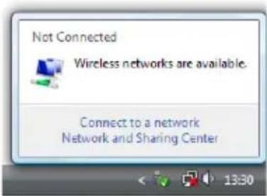CONCEPTRONIC 150N WL - Connecting manually in Windows Vista - 1