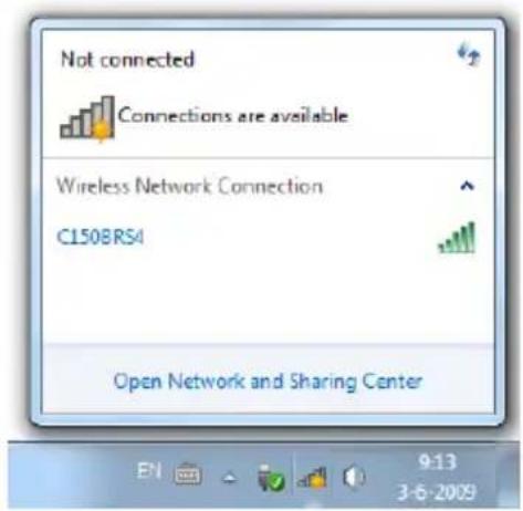 CONCEPTRONIC 150N WL - Ligar manualmente no Windows 7 - 1