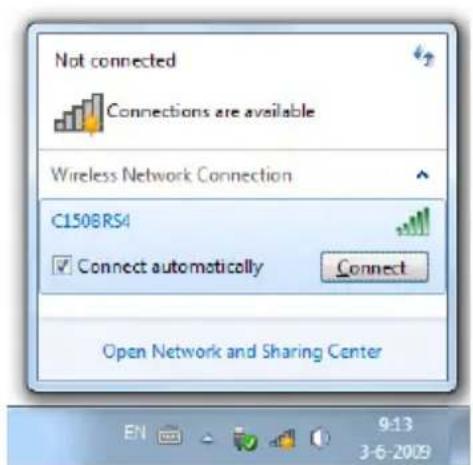 CONCEPTRONIC 150N WL - Manuelle Verbindung unter Windows 7 - 2