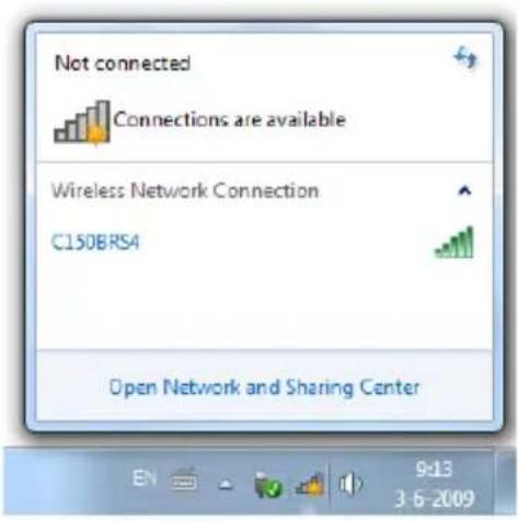 CONCEPTRONIC 150N WL - Connessione manuale a Windows 7 - 1