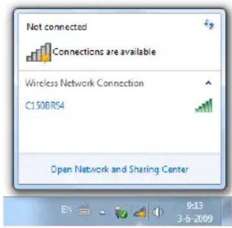 CONCEPTRONIC 150N WL - Handmatig verbinden in Windows 7 - 1