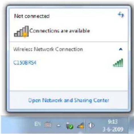 CONCEPTRONIC 150N WL - Manuális csatlakoztatás Windows 7 esetében - 1