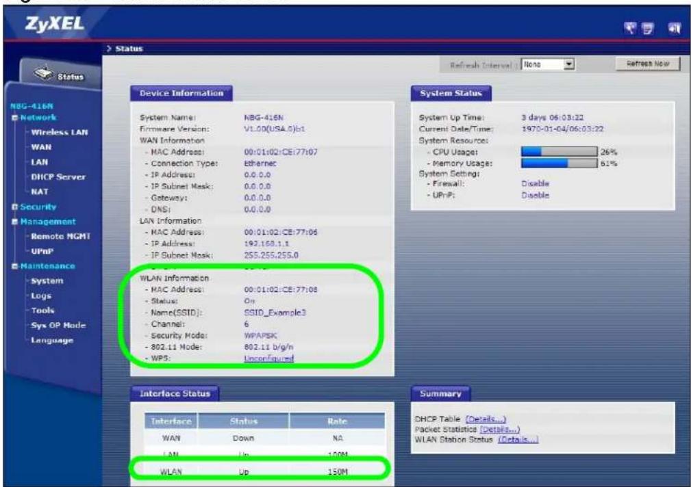 ZYXEL NBG416N - Enable and Configure Wireless Security without WPS on your NBG-416N - 2