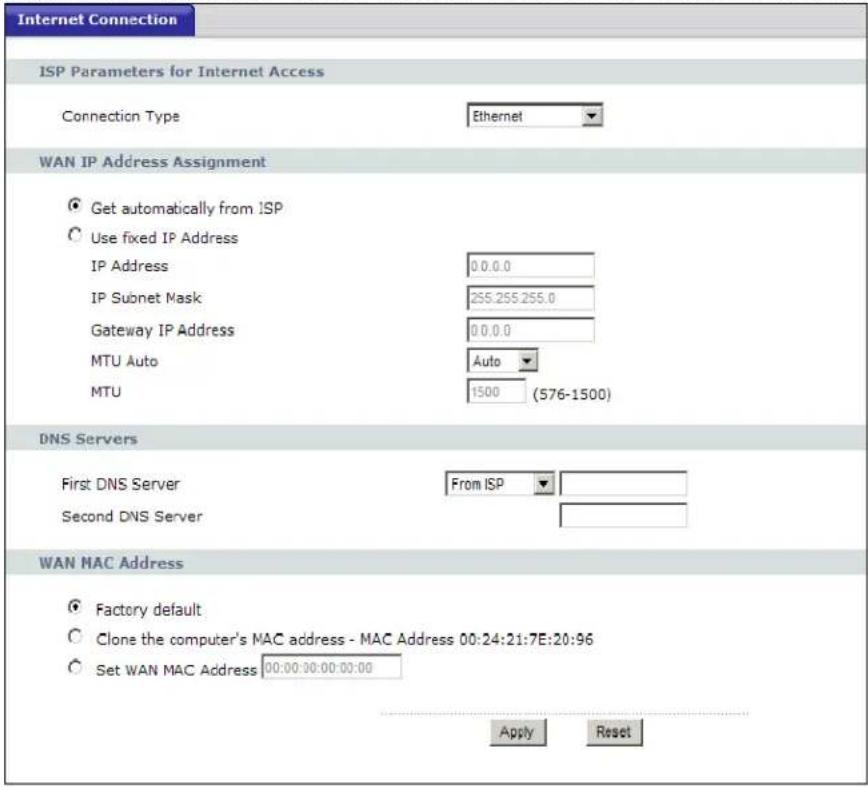ZYXEL NBG416N - Ethernet Encapsulation - 1