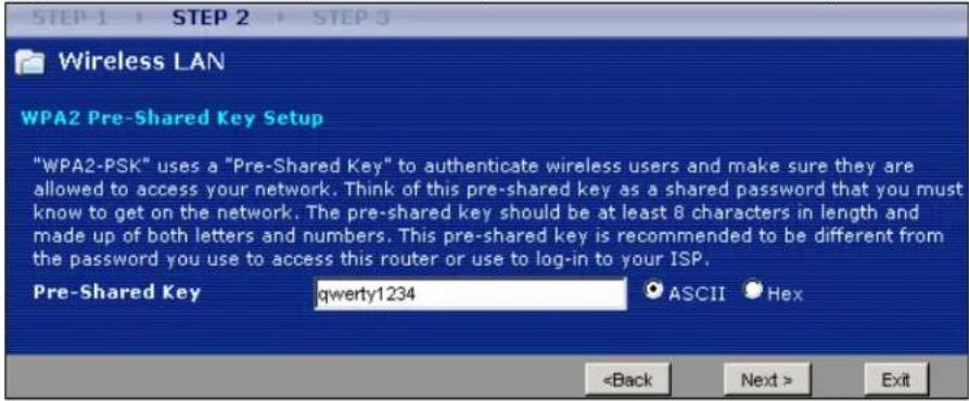 ZYXEL NBG416N - Extend (WPA-PSK or WPA2-PSK) Security - 1