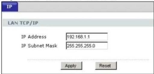 ZYXEL NBG416N - LAN Settings - 1