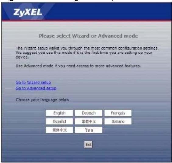 ZYXEL NBG416N - Accessing the Web Configurator - 3