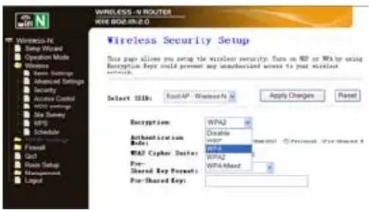 Approx 4Port LiteN - Configuration de la sécurité sans fil - 1